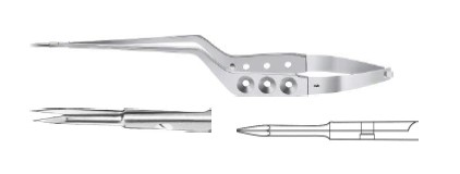 ЯЗЕРГІЛ МІКРО НОЖИЦІ БАГНЕТОВ. ПРЯМ. ГОСТР.225MM